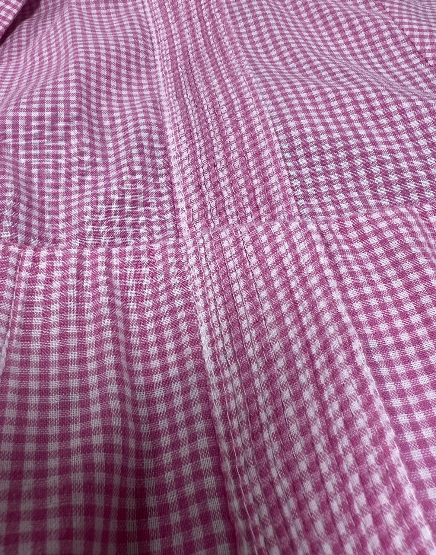Guayabera - Pink Gingham