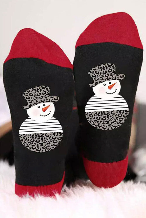 Snowman socks