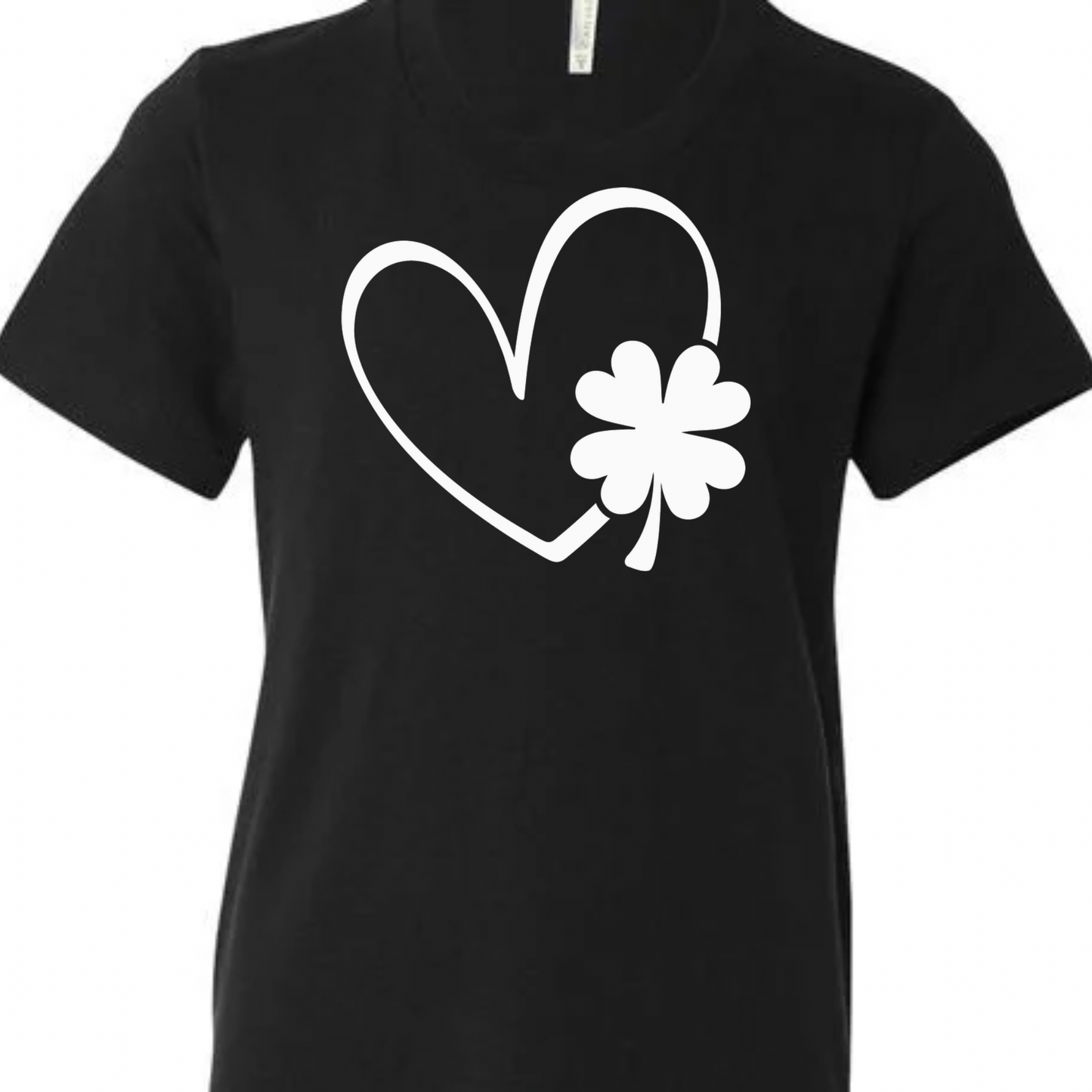 Heart with clover graphic Tee