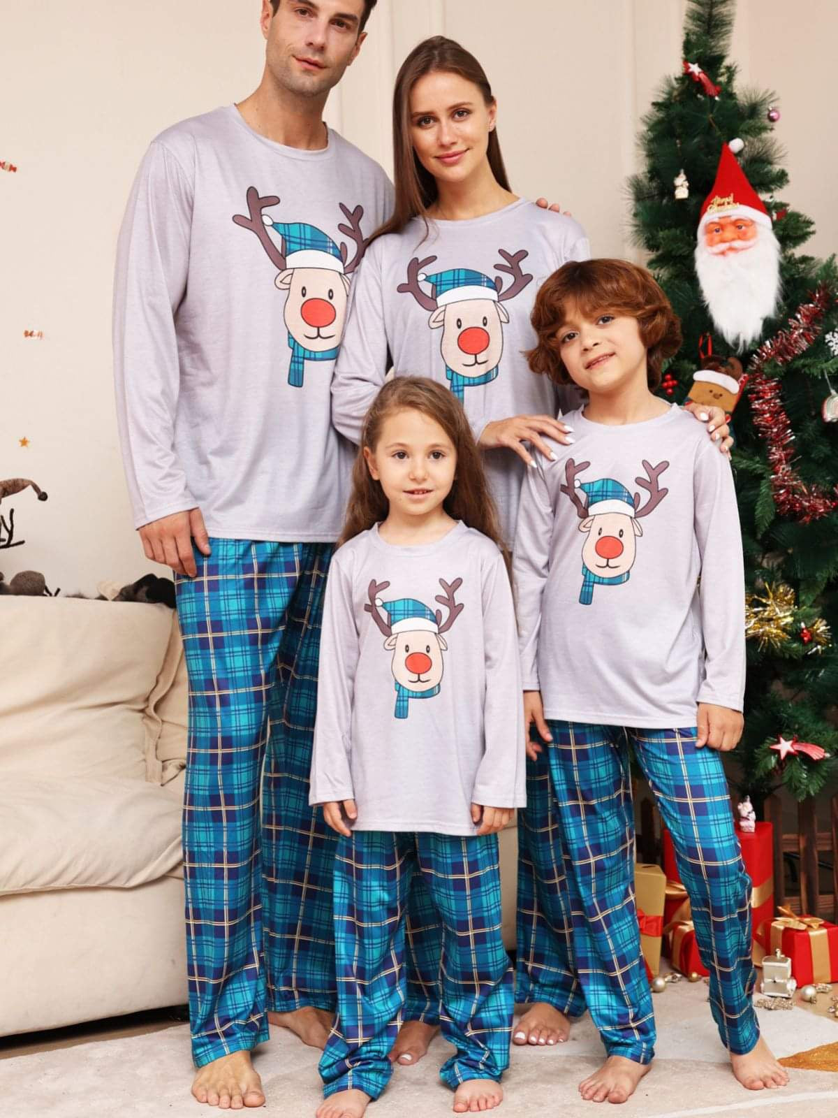 Its A Blue Family Pajamas for Christmas