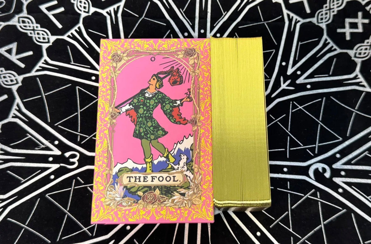 Pink Tarot Deck with Gold Foil, Box & Booklet
