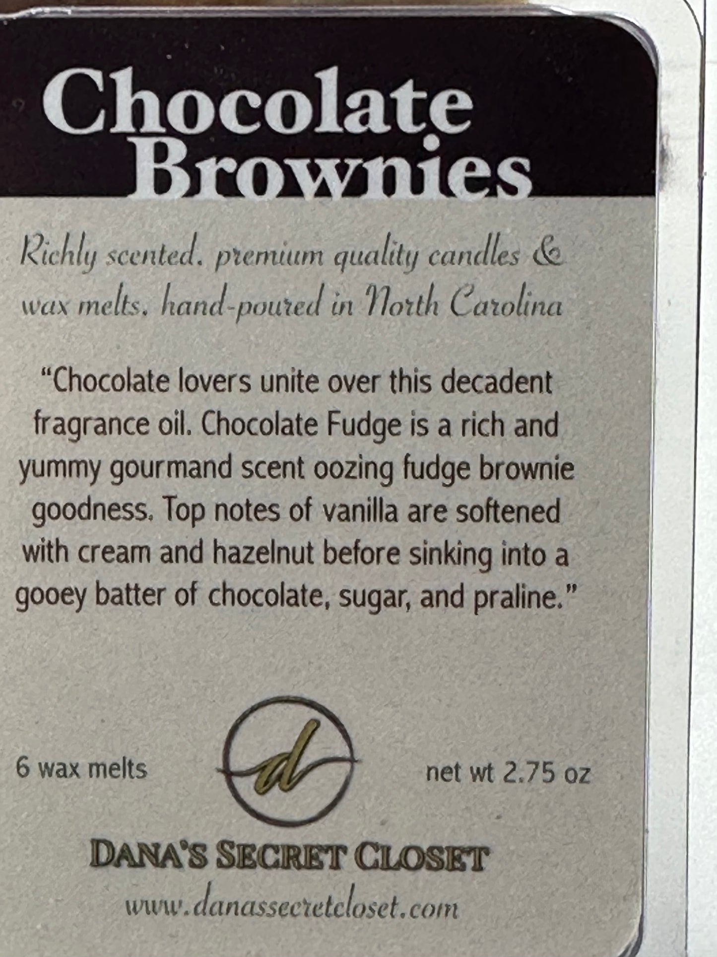 Chocolate Brownies  Wax Melts