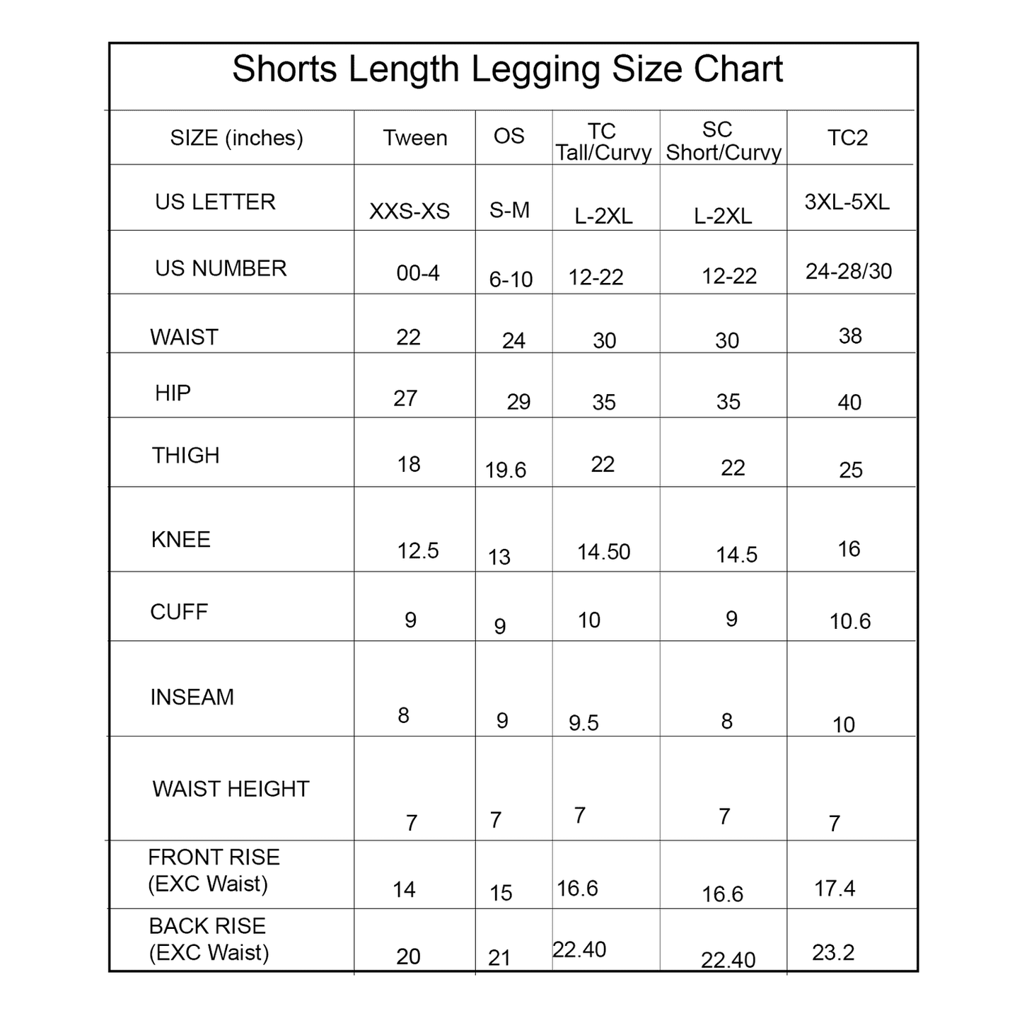 Concealed Carry Black  Leggings 230 gsm  Thick Not See Through- Bike Shorts Length