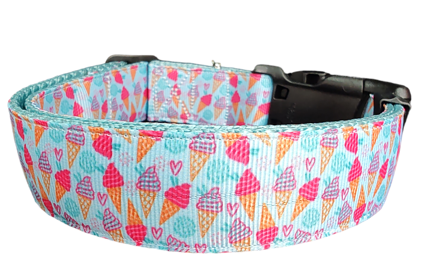 Ice Cream Cones Nylon Dog Collar