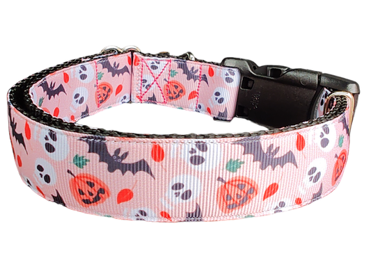 Halloween Spooky Friends Nylon Dog Collar