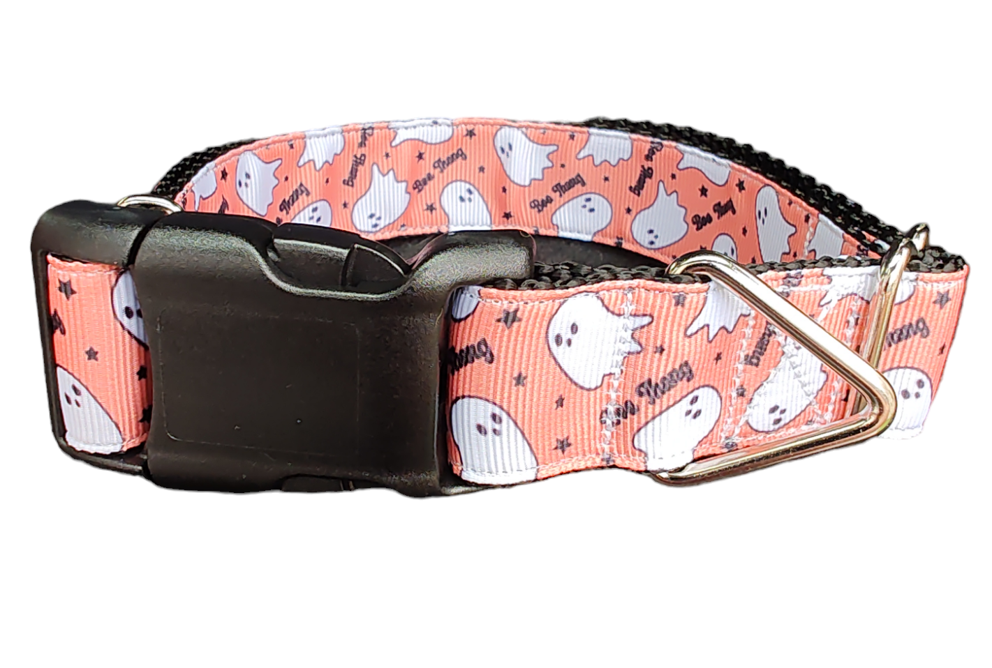Halloween Boo Thang Nylon Dog Collar
