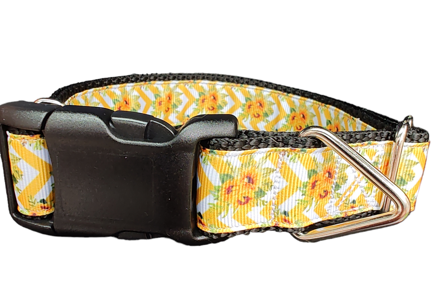 Sunflower Bouquet Nylon Dog Collar