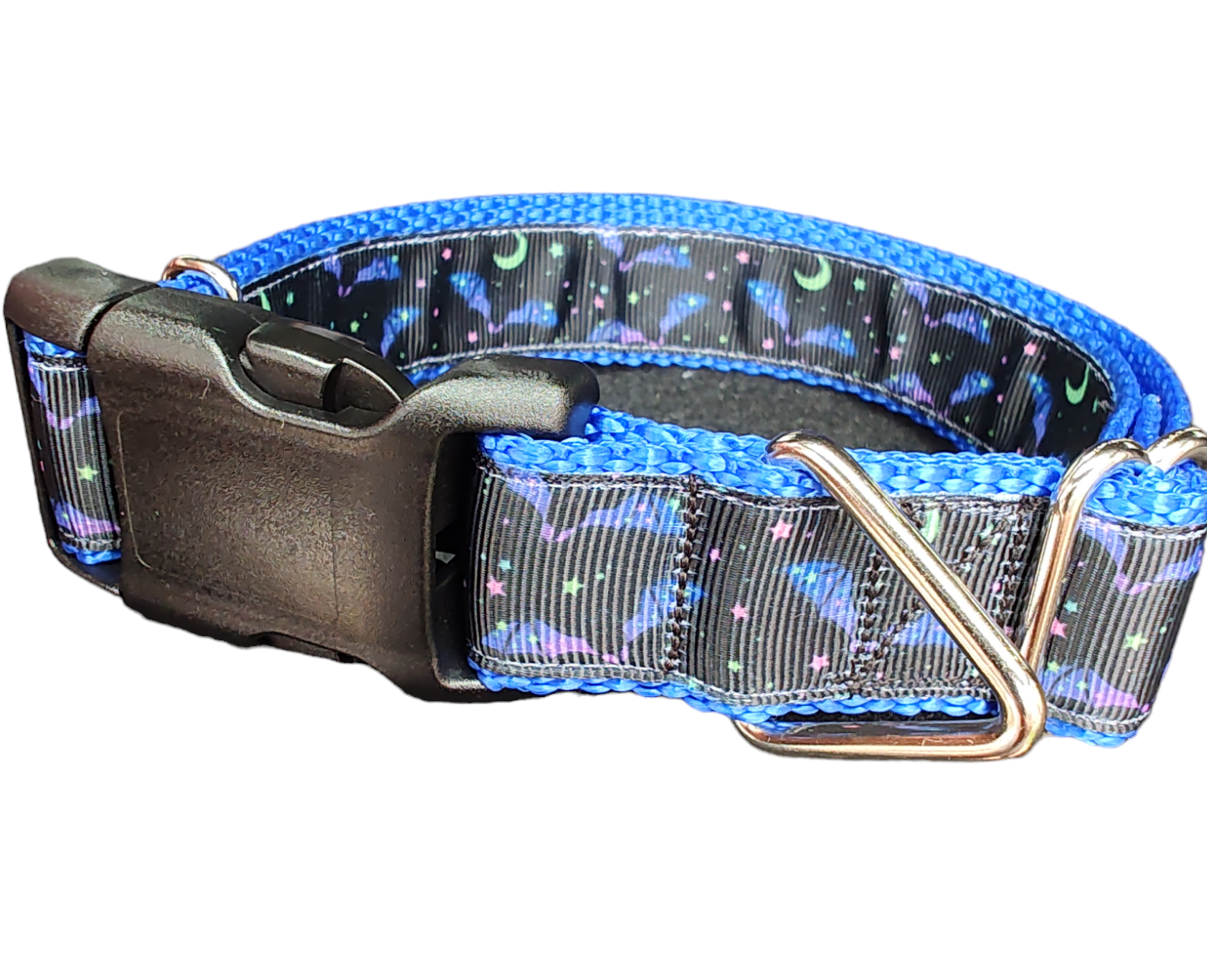 Halloween Batty Nylon Dog Collar