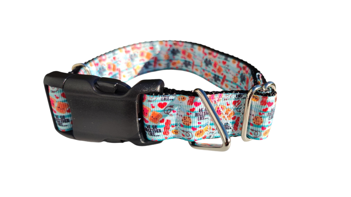 We Go Together Nylon Dog Collar