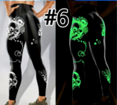 Glow in The Musical Beats Full Length Sport Leggings