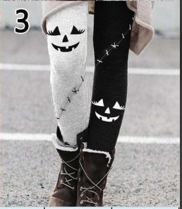 Pumpkin Face leggings