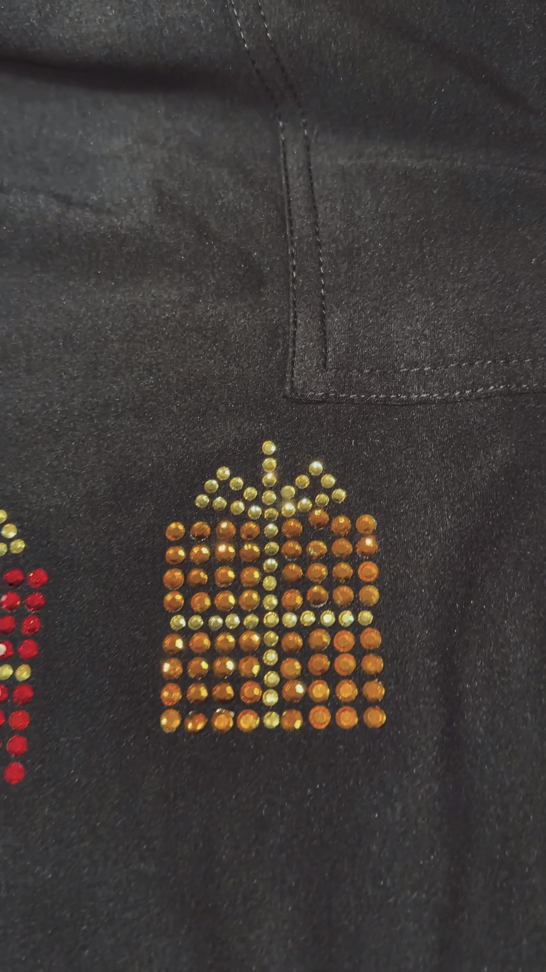 Handmade Rhinestone Toy Soldier Nutcracker Full Length with Pockets