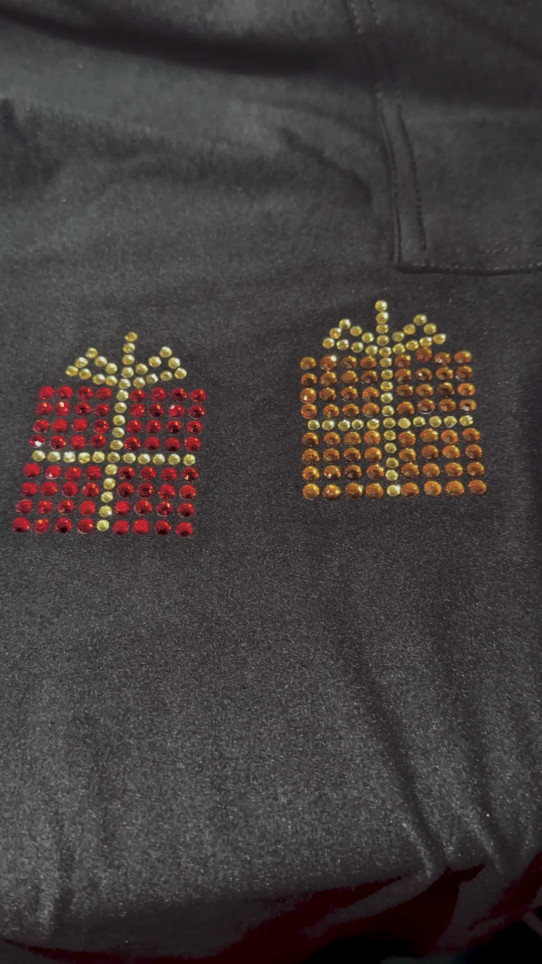 Handmade Rhinestone Toy Soldier Nutcracker Full Length with Pockets