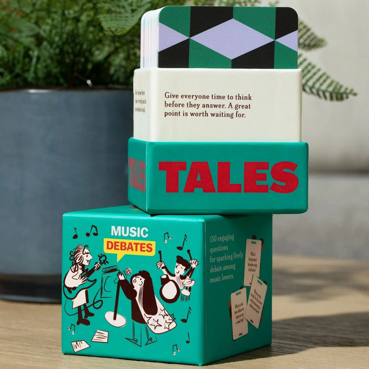 Tales Debates Music Conversation Card Game – 150 Questions