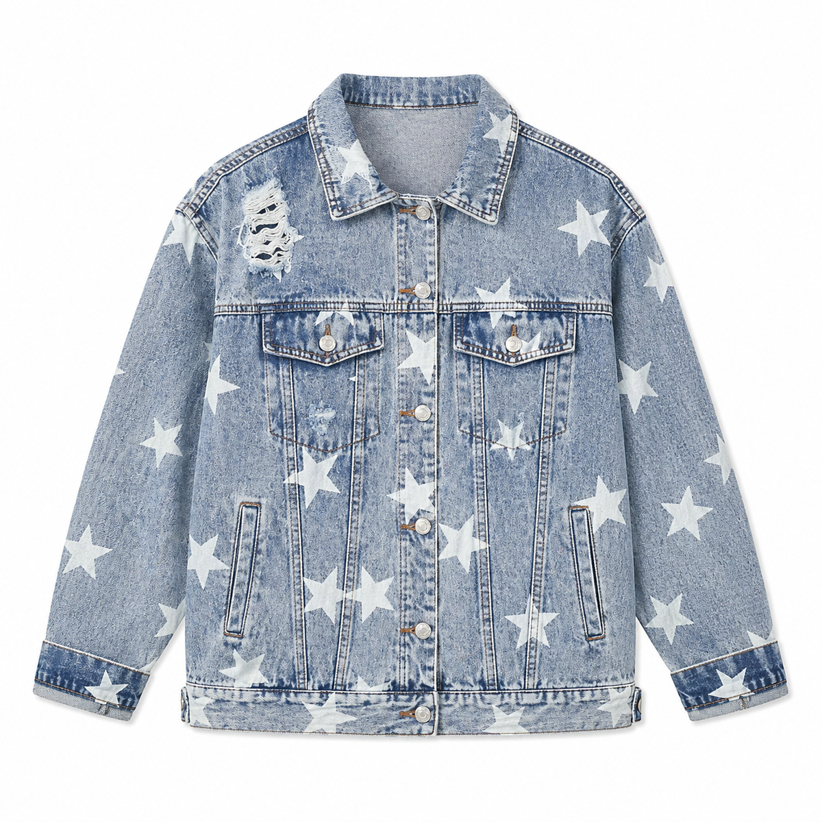 Washed Star Denim Jacket