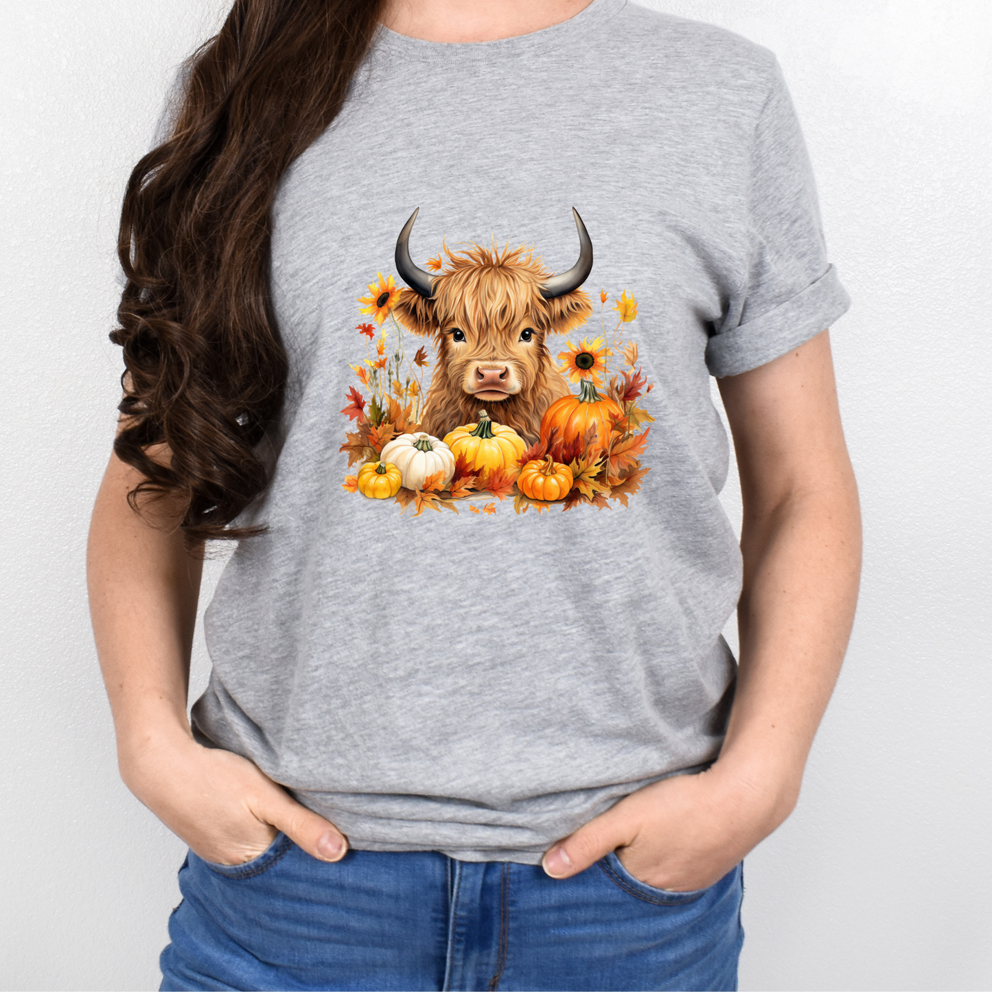 Highland Cow Thanksgiving Graphic Tee