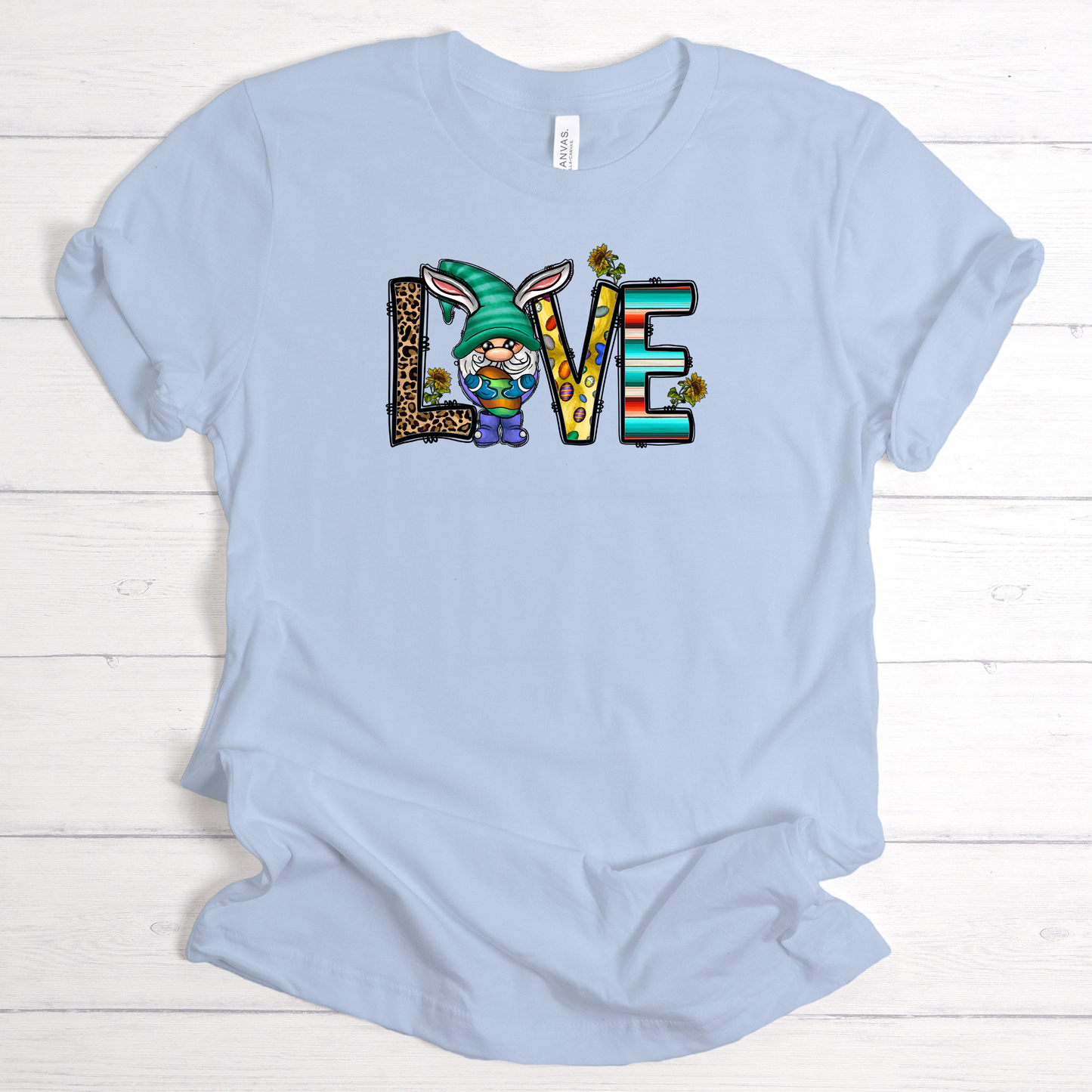 Easter GNome Love  Graphic Shirt