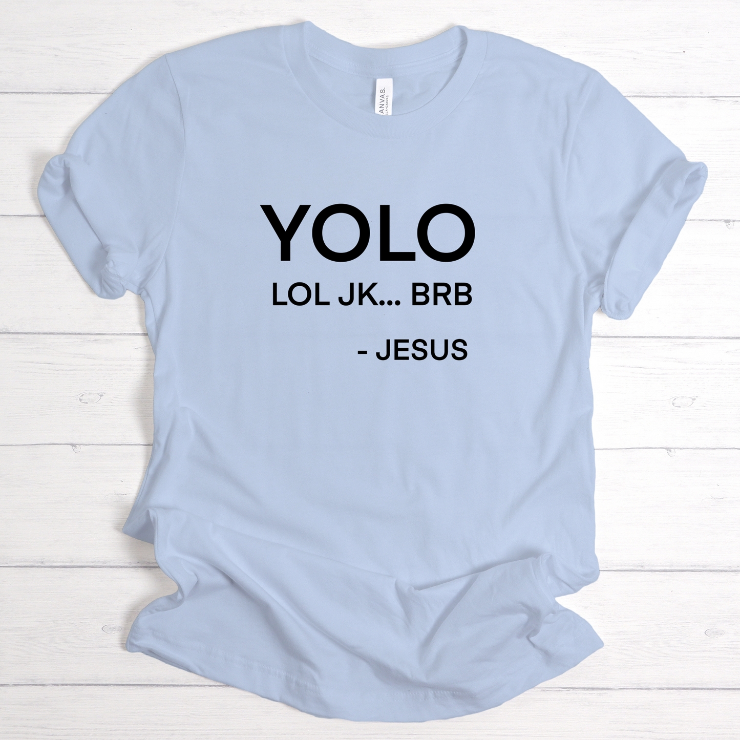 YOLO LOL Jesus Graphic Shirt