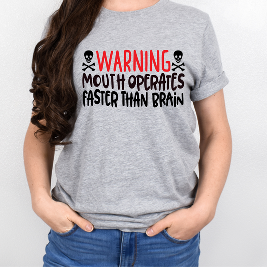 Warning My Mouth... Graphic Tee