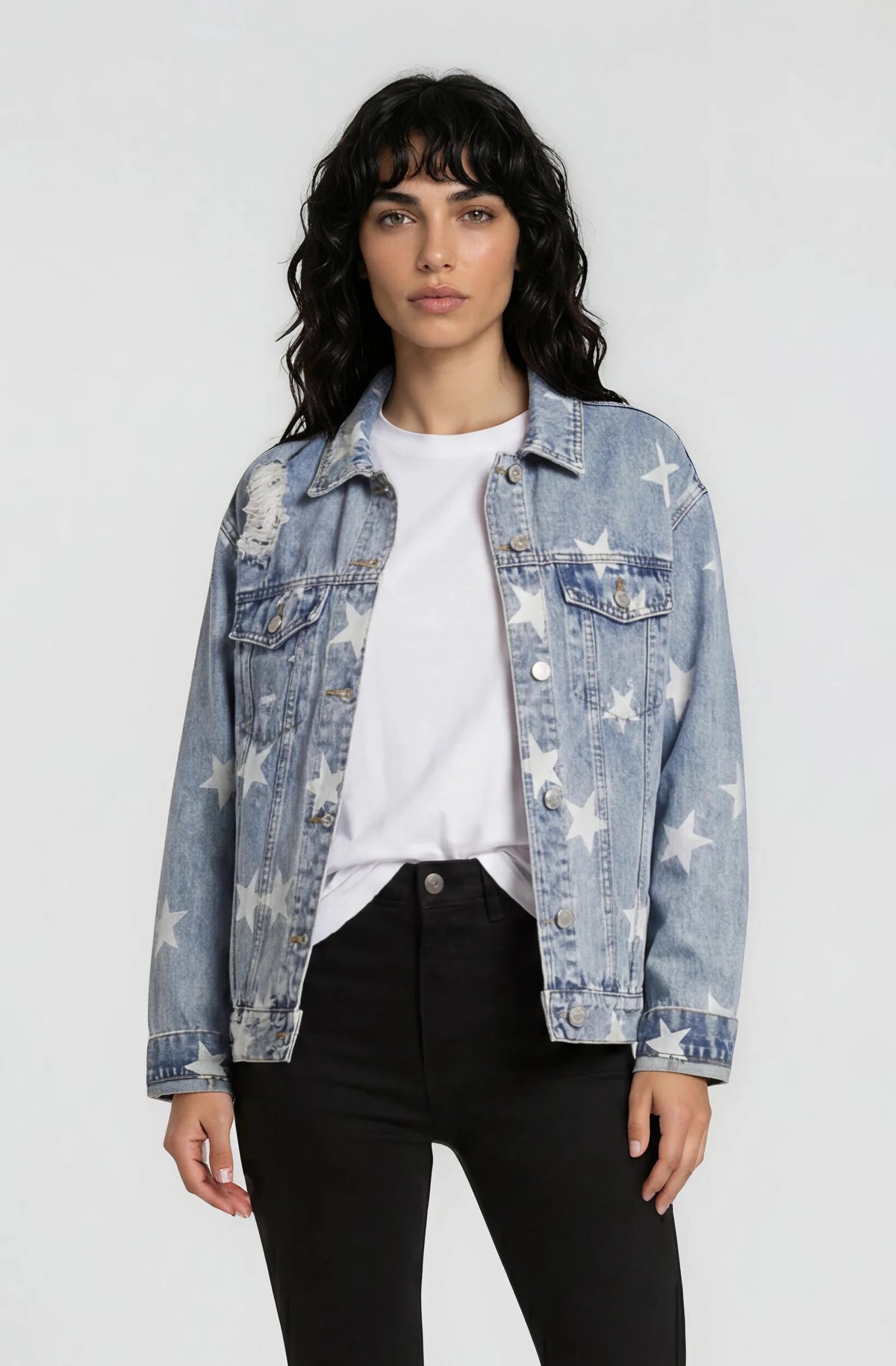 Washed Star Denim Jacket
