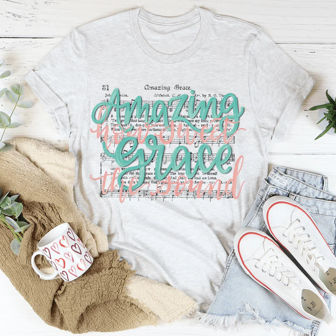 Amazing Grace Song Tee