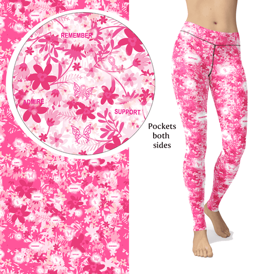Remember Breast Cancer Awareness Leggings