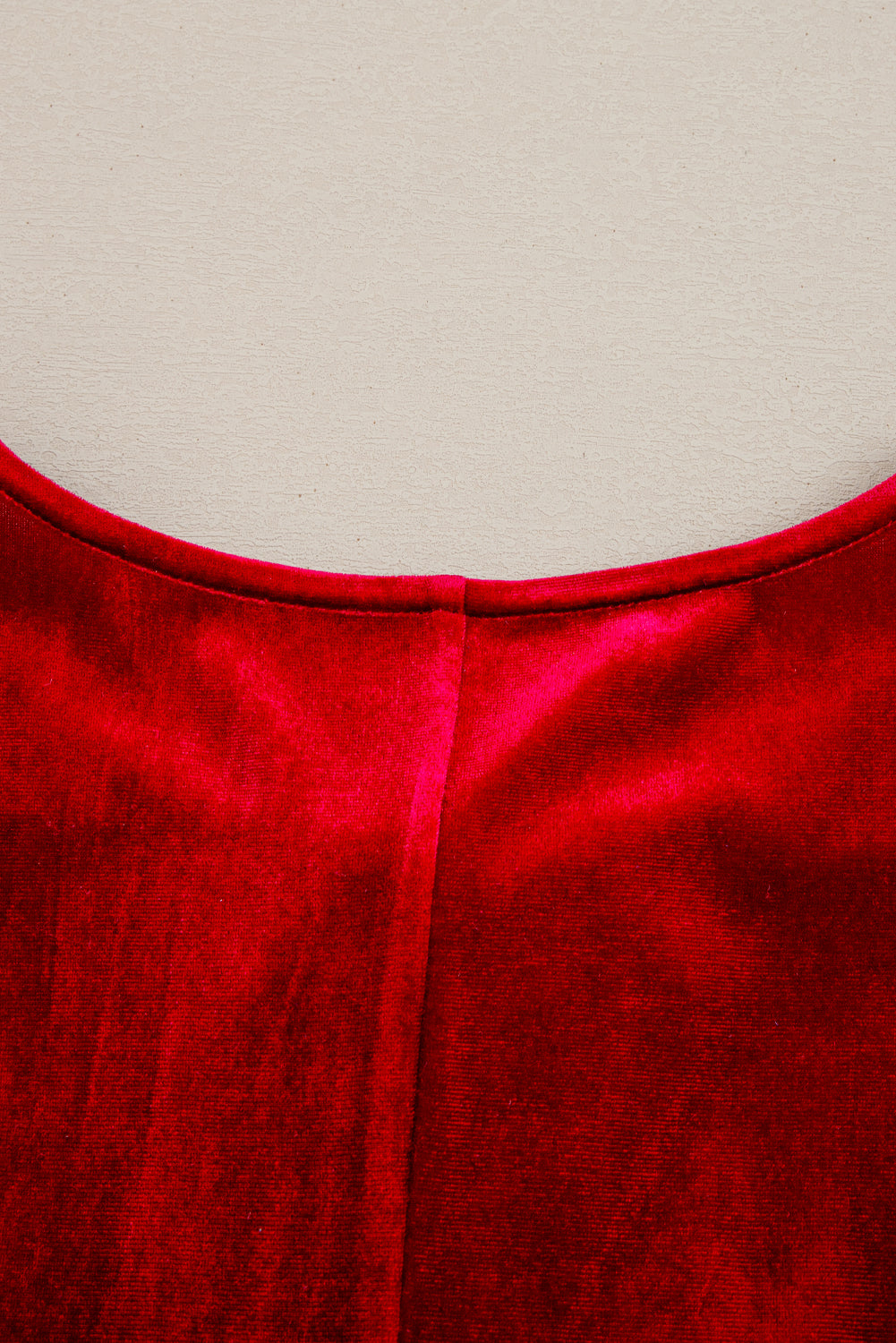 Evergreen Bowknot Decor High Waist Velvet Mini Dress