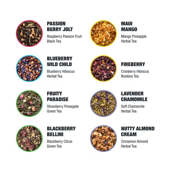 Tiesta Tea Favorites Loose Leaf Tea Sampler – 8 Blends