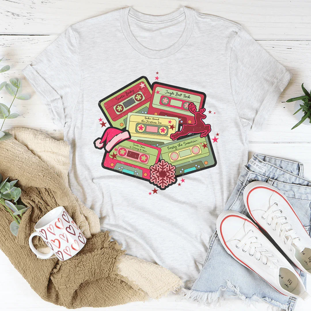 Christmas Cassettes Tee