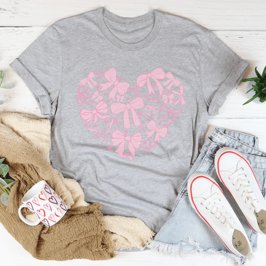 Coquette Bow Heart Tee
