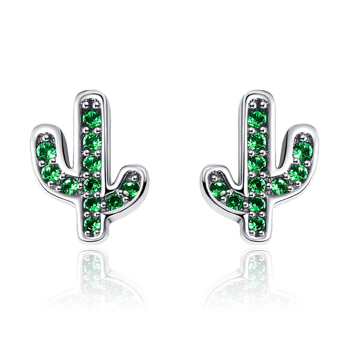 925 Sterling Silver 0.60 Carat Cubic Zirconia Earrings for Women