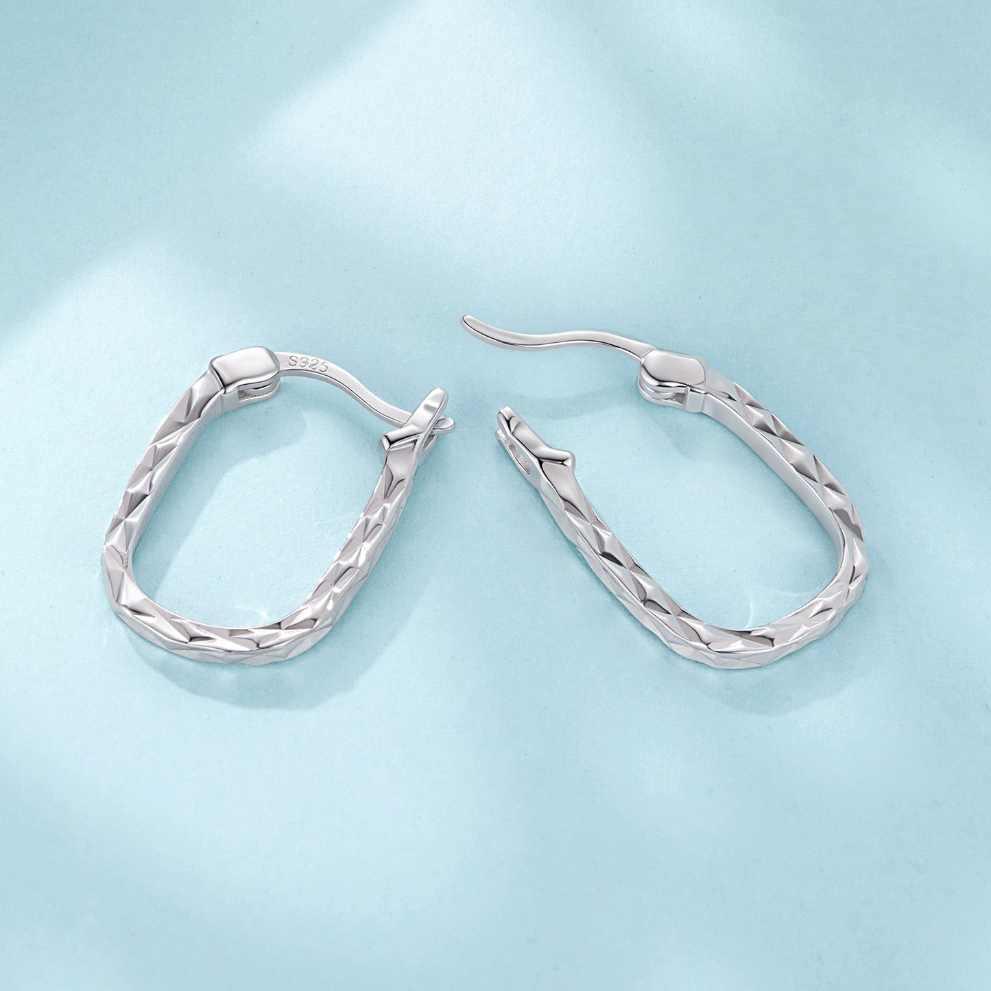 925 Sterling Silver Hoop Earrings for Women