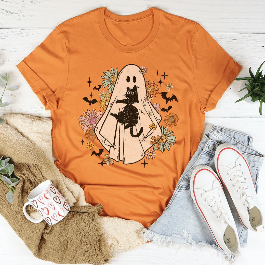 Ghost Black Cat Tee