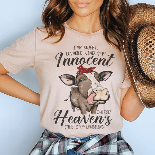 I Am Sweet Lovable Kind Shy Innocent Tee