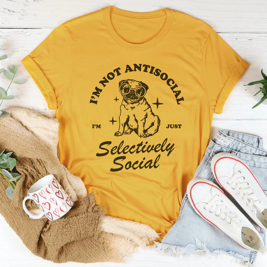 I’m Not Antisocial Tee