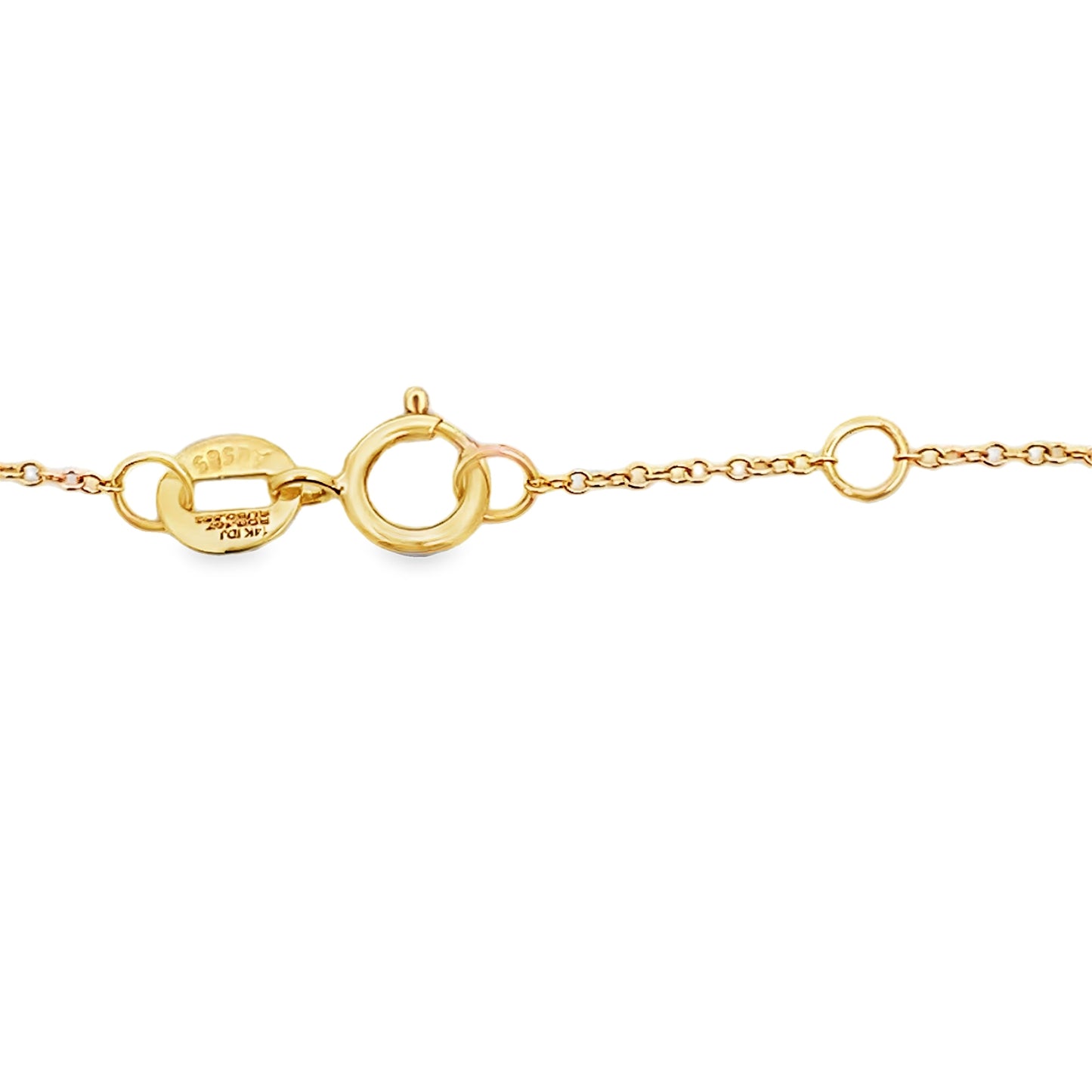 Genuine .66ct Ruby Diamond Bracelet 14KT Yellow Gold
