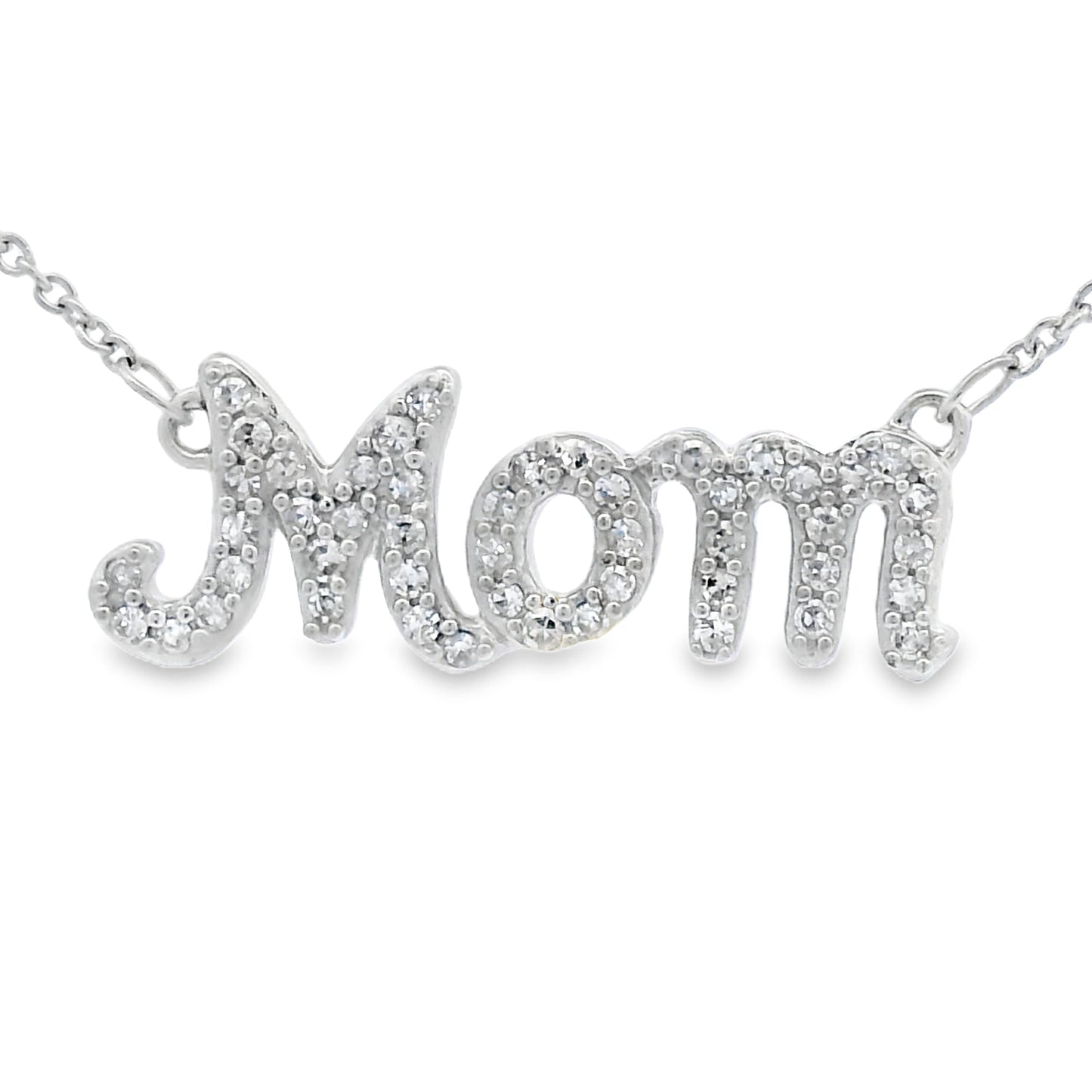 Genuine .25ct Diamond Fashion Pendants Sterling Silver
