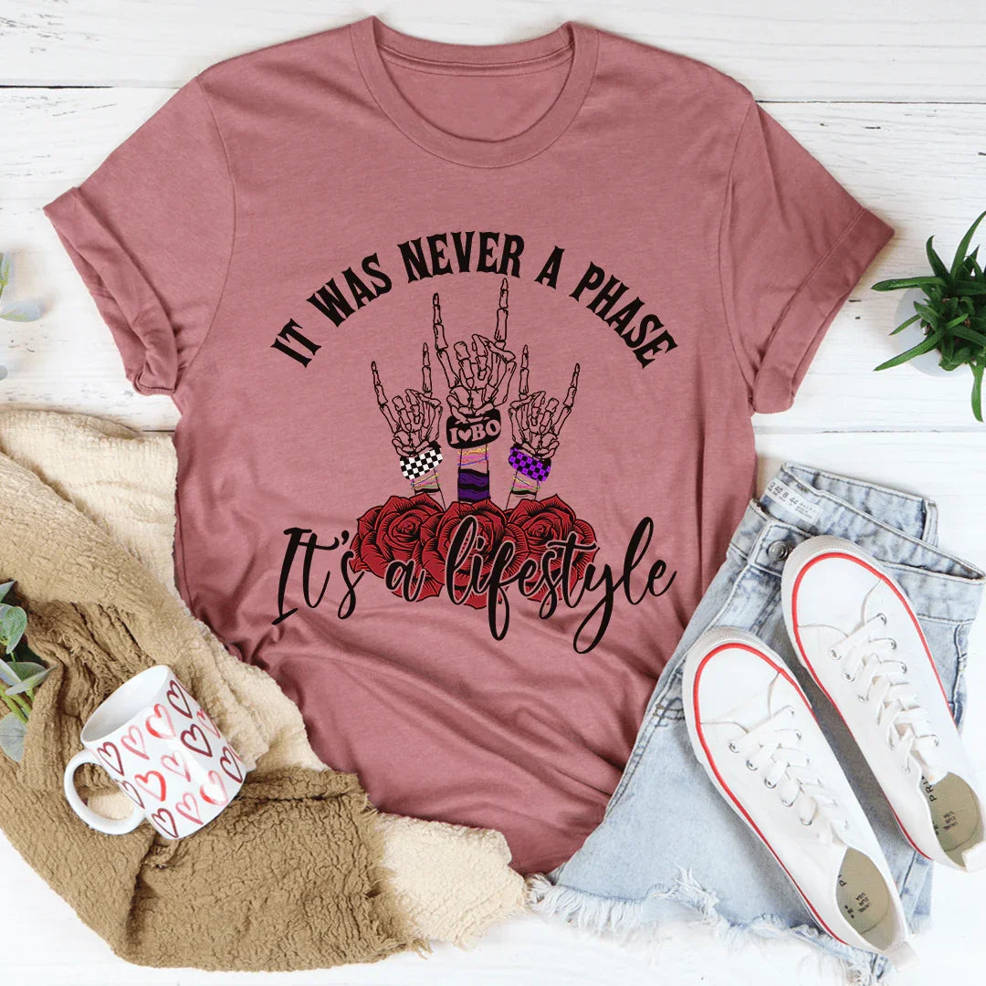 It Was Never A Phase Emo Tee