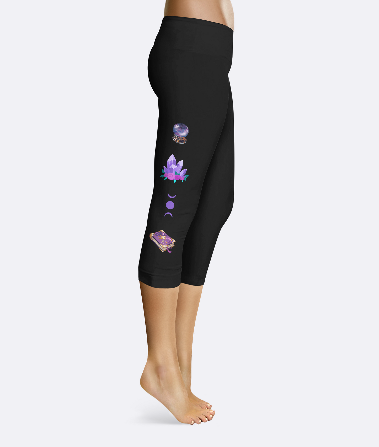 Wiccan Magick Leggings with Pockets â€“ Full or Capri Length