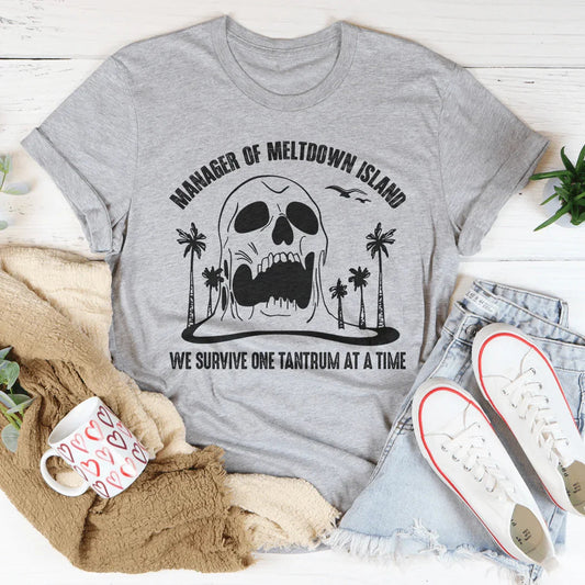 Manager Of Meltdown Island Tee