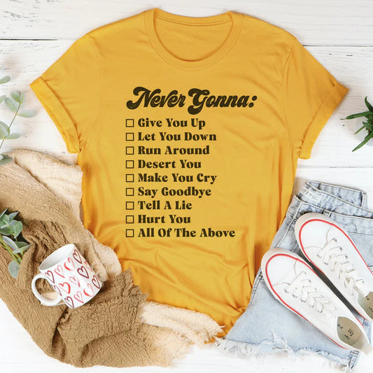 Never Gonna Tee