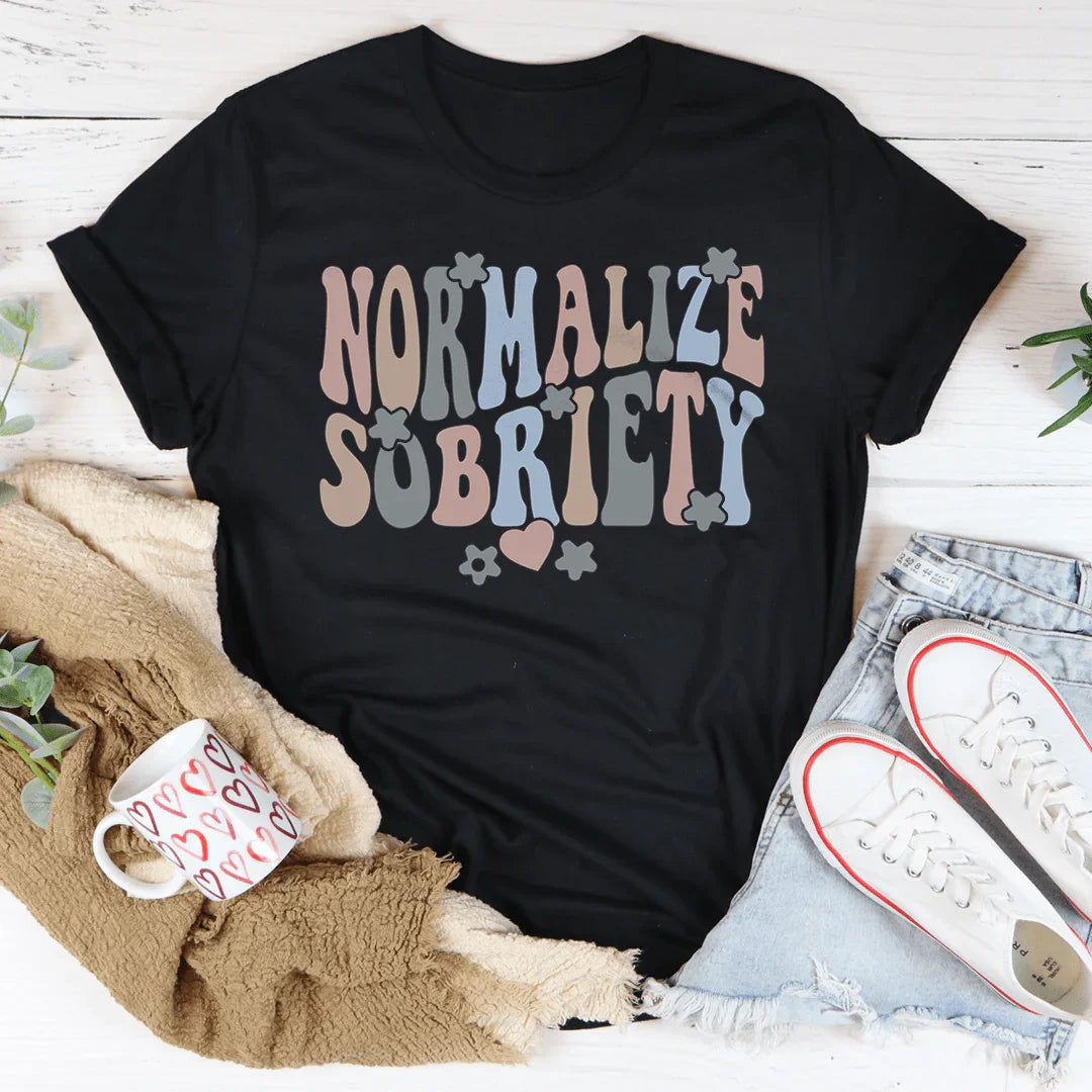 Normalize Sobriety Tee