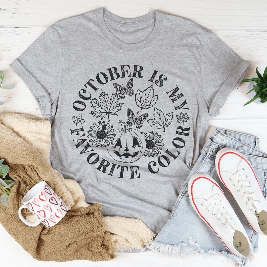 October Is My Favorite Color Tee