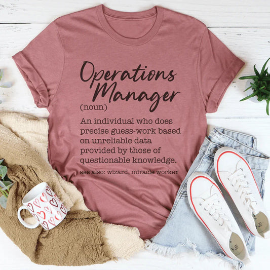 Operations Manager Tee