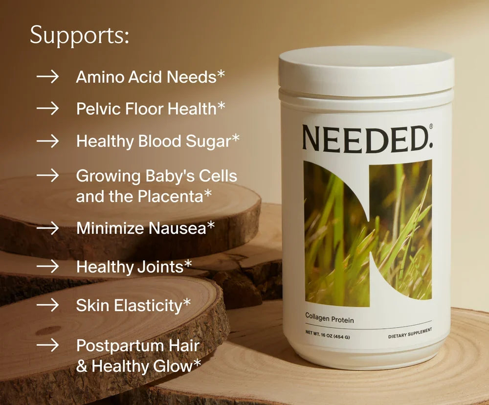 NEEDED Collagen Protein Powder – Unflavored, 16 oz