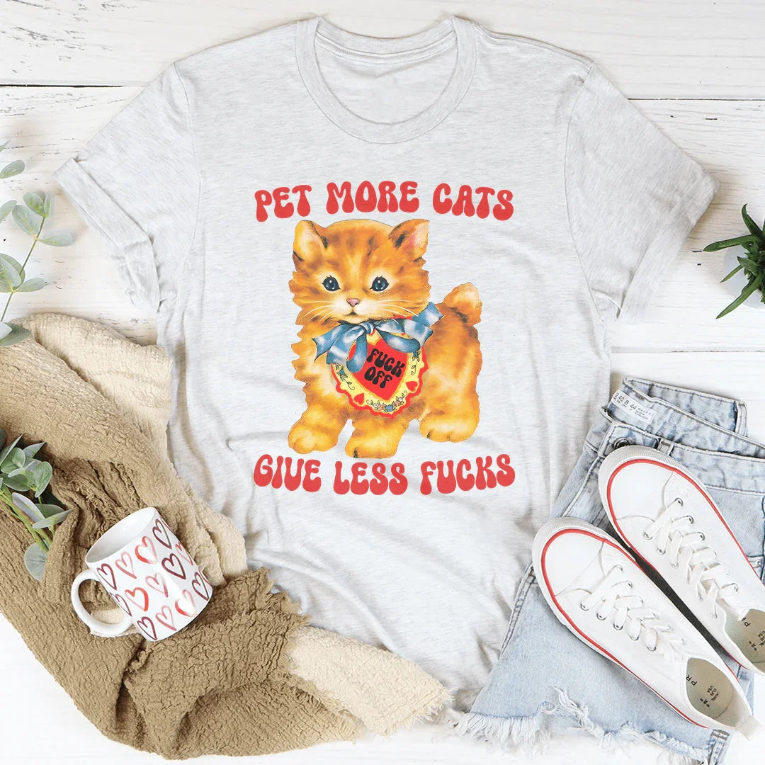 Pet More Cats Tee