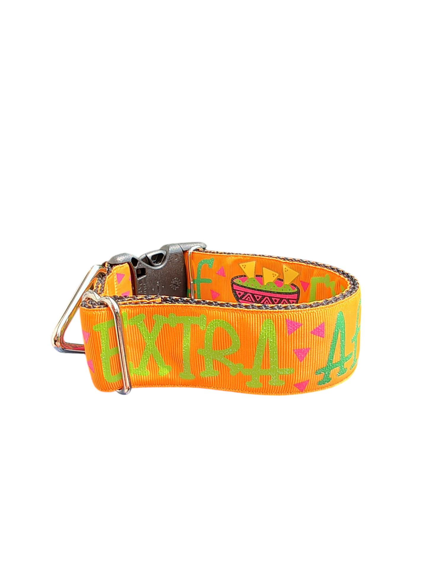 1.5" Wide Extra AF Chips & Guac Nylon Dog Collar