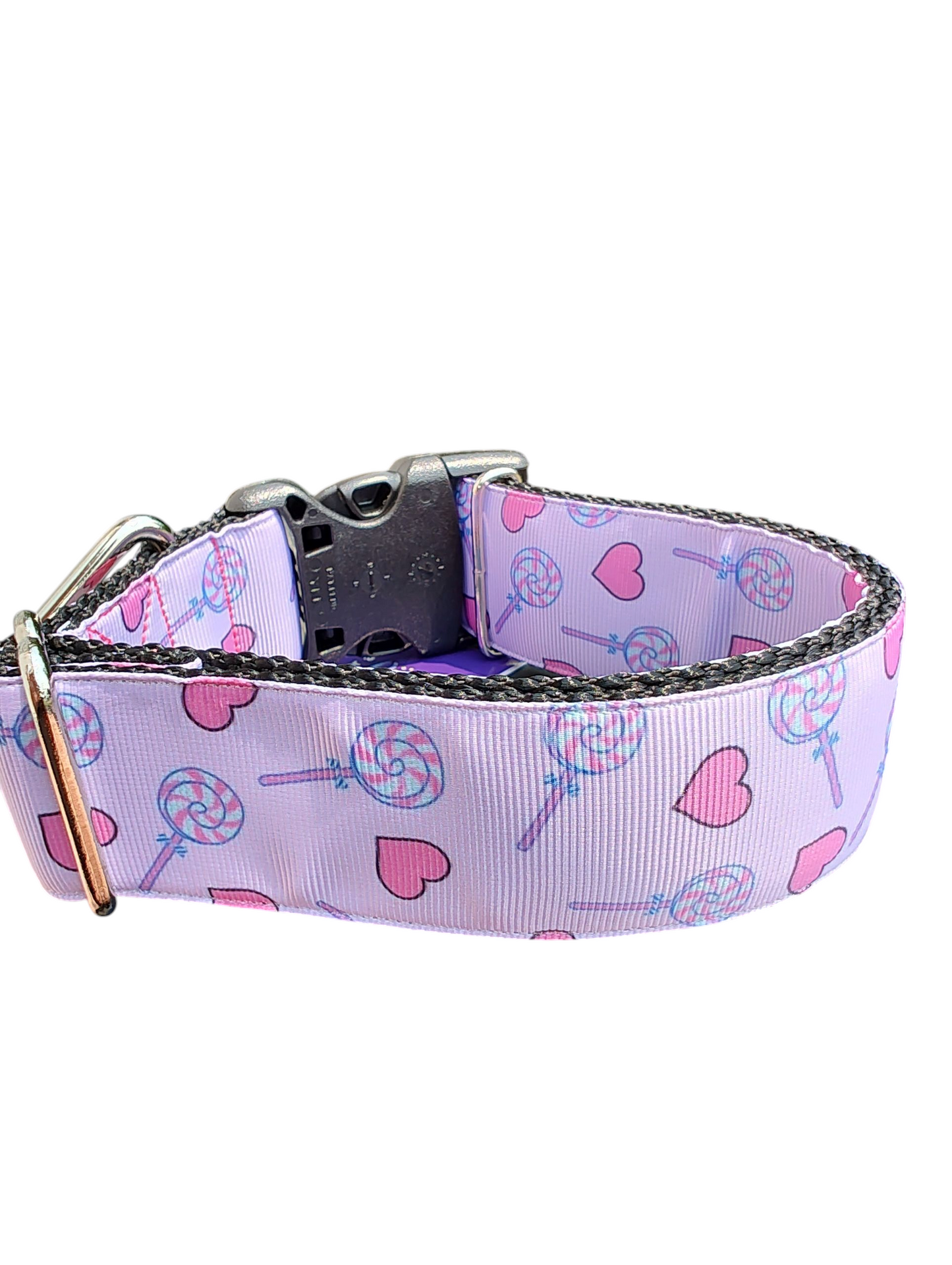 1.5" Wide Sweet Sugar Nylon Dog Collar