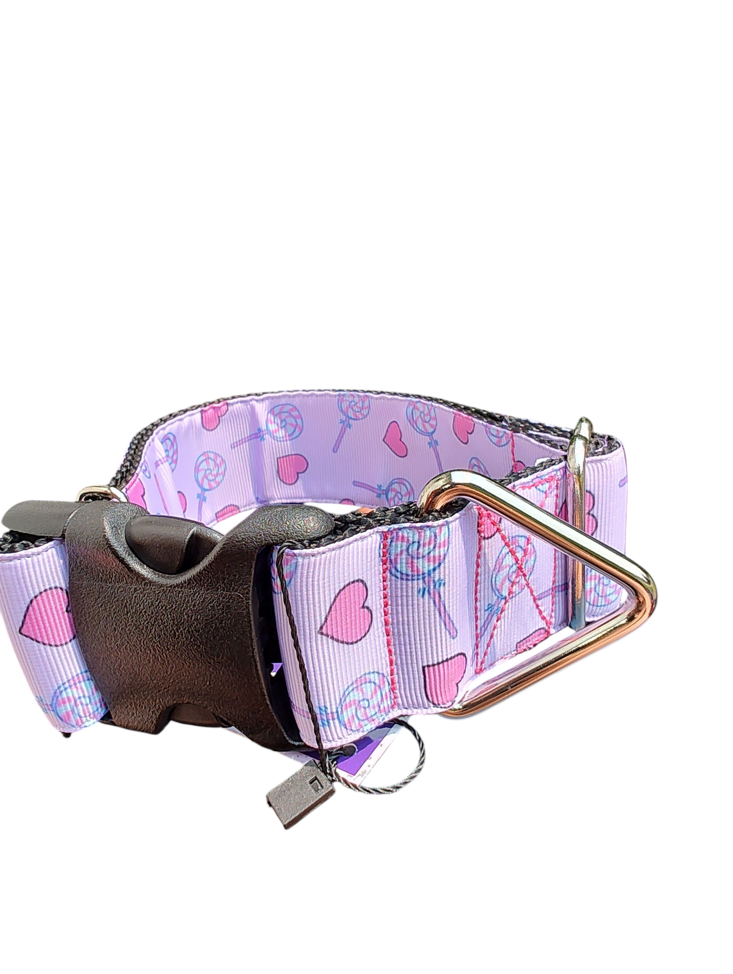 1.5" Wide Sweet Sugar Nylon Dog Collar