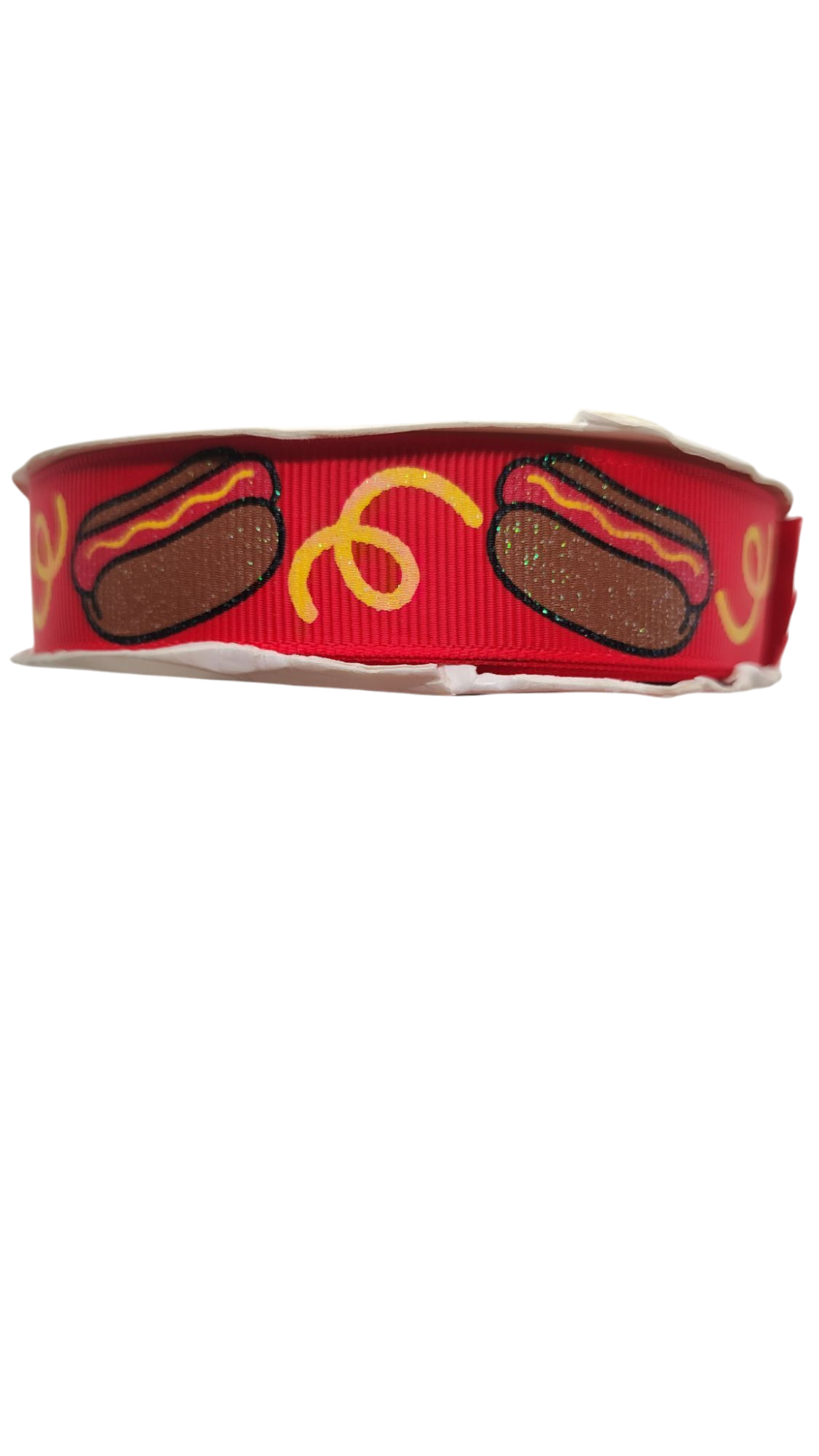 Hot Dogs Nylon Dog Collar